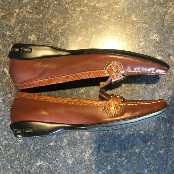 Cole Haan British Tan Leather TREVA AIR Loafer 10 - Picture 5 of 8